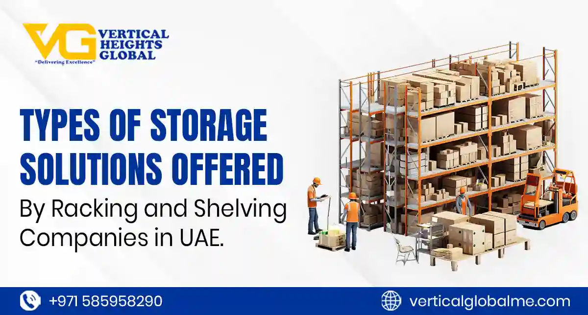 Warehouse storage solutions by racking and shelving companies in UAE
